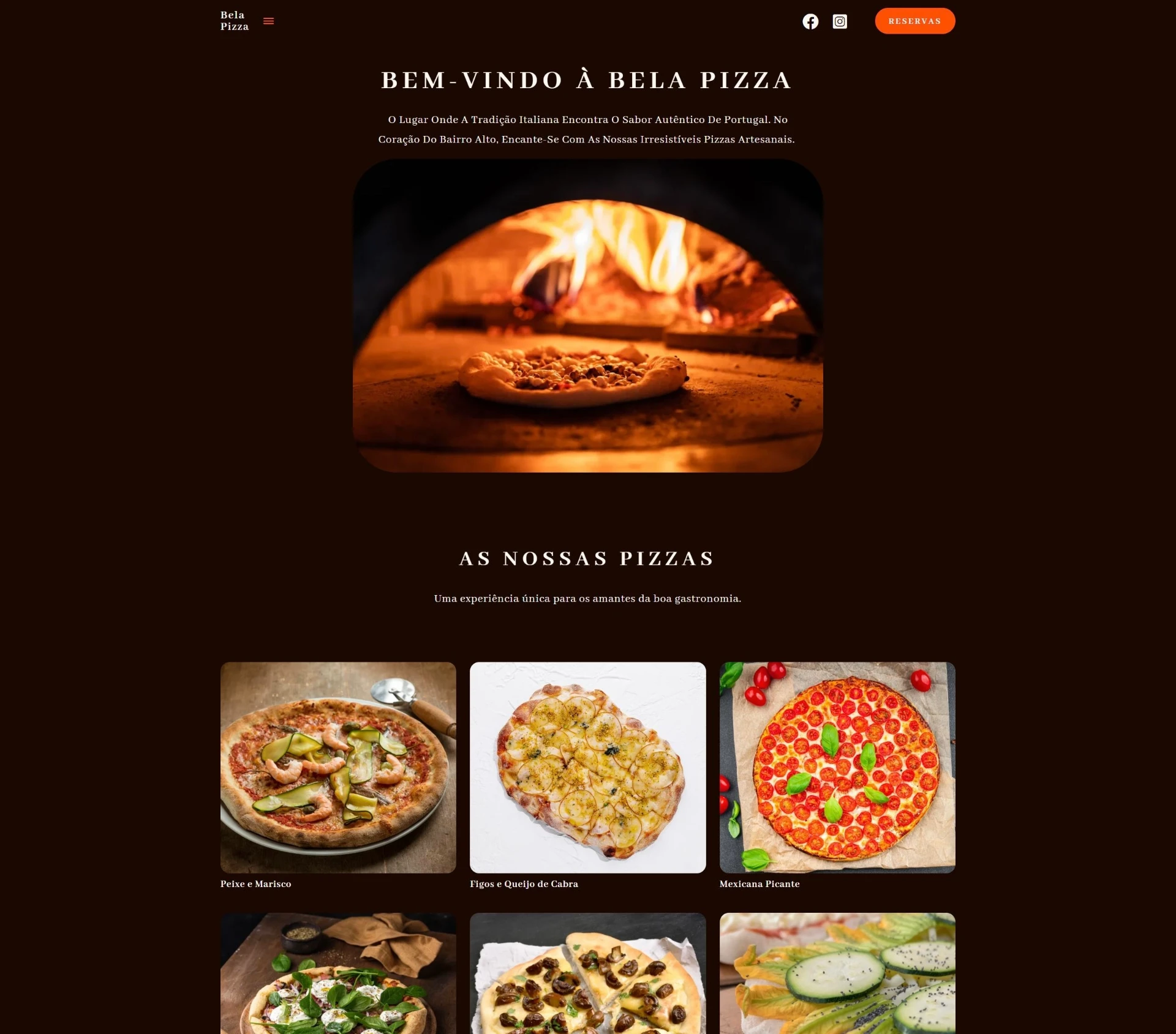 Bella Pizza – Site Modelotemplate – Omeusite.pt 1